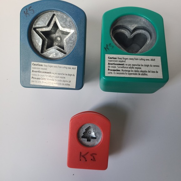 Marvy Craft Punches - Star, Heart, Christmas Tree - Picture 2 of 2